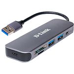 Изображение Концентратор HUB USB 3.0 D-Link DUB-1325, 2 x USB3.0, USB-C, SD/microSD Фото Концентратор HUB USB 3.0 D-Link DUB-1325, 2 x USB3.0, USB-C, SD/microSD