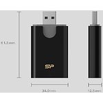 Фото Картридер SILICON POWER (SPU3AT5REDEL300K) SD/microSD на USB 3.2