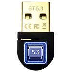 Фото Bluetooth Adapter STLab BT-5.3s Black Bluetooth 5.3 мини USB адаптер, до 20 м #1