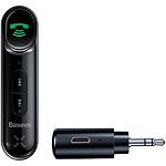 Фото Bluetooth AUX Adapter Baseus BSBA-02 (WXQY010001) Аккумулятор 145 мА/ч, Micro-USB зарядка,3.5mm jack #3