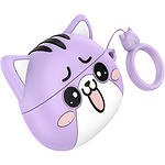 Изображение HOCO EW48 Purple Cat TWS Bluetooth White (6942007610018) гарнитура Фото HOCO EW48 Purple Cat TWS Bluetooth White (6942007610018) гарнитура