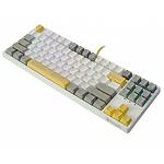 Изображение Клавиатура A4tech Bloody S87 Energy White, механическая игровая TKL, RGB, BLMS Switch, USB #1 Фото Клавиатура A4tech Bloody S87 Energy White, механическая игровая TKL, RGB, BLMS Switch, USB #1