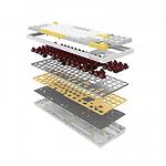 Изображение Клавиатура A4tech Bloody S87 Energy White, механическая игровая TKL, RGB, BLMS Switch, USB #11 Фото Клавиатура A4tech Bloody S87 Energy White, механическая игровая TKL, RGB, BLMS Switch, USB #11