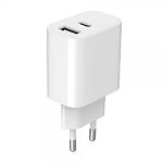 Изображение Сетевое ЗУ Gembird TA-UC-2AC12-01 USB-A+Type-C, 5V/2.4A #3 Фото Сетевое ЗУ Gembird TA-UC-2AC12-01 USB-A+Type-C, 5V/2.4A #3