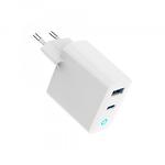 Изображение Сетевое ЗУ Gembird TA-UC-PDQC65L-W-01 USB-A+Type-C, QC3.0, PD 65W #3 Фото Сетевое ЗУ Gembird TA-UC-PDQC65L-W-01 USB-A+Type-C, QC3.0, PD 65W #3