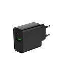 Изображение Сетевое ЗУ Gembird TA-UC-PDQC20-01-BK USB-A+Type-C, QC3.0, PD 20W Фото Сетевое ЗУ Gembird TA-UC-PDQC20-01-BK USB-A+Type-C, QC3.0, PD 20W