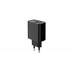 Изображение Сетевое ЗУ Gembird TA-UC-PDQC20-01-BK USB-A+Type-C, QC3.0, PD 20W #2 Фото Сетевое ЗУ Gembird TA-UC-PDQC20-01-BK USB-A+Type-C, QC3.0, PD 20W #2