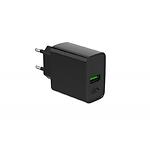 Изображение Сетевое ЗУ Gembird TA-UC-PDQC20-01-BK USB-A+Type-C, QC3.0, PD 20W #4 Фото Сетевое ЗУ Gembird TA-UC-PDQC20-01-BK USB-A+Type-C, QC3.0, PD 20W #4