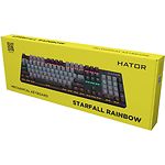 Изображение Клавиатура HATOR Starfall Rainbow Origin Red (HTK-608-BGB) Mechanical, Black-Grey-Black Keys #1 Фото Клавиатура HATOR Starfall Rainbow Origin Red (HTK-608-BGB) Mechanical, Black-Grey-Black Keys #1