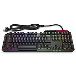 Фото Клавиатура HP OMEN Gaming Sequencer LK Optical Blue USB RGB Black (2VN99AA) #2