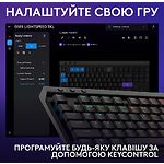 Изображение Клавиатура Logitech G515 Gaming TKL Lightspeed Wireless/BT Black (920-012538) #7 Фото Клавиатура Logitech G515 Gaming TKL Lightspeed Wireless/BT Black (920-012538) #7