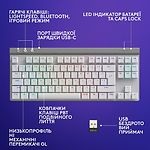 Фото Клавиатура Logitech G515 Gaming TKL Lightspeed Wireless/BT White (920-012539) #8