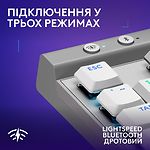 Фото Клавиатура Logitech G515 Gaming TKL Lightspeed Wireless/BT White (920-012539) #5