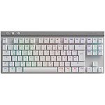 Клавиатура Logitech G515 Gaming TKL Lightspeed Wireless/BT White (920-012539) - фото