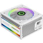 Фото Блок питания GAMEMAX RGB-1300 WH ATX3.0 PCIE5.0 1300W модульный, 80Plus Platinum, RGB smart, fan 140 #3