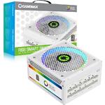 Фото Блок питания GAMEMAX RGB-1300 WH ATX3.0 PCIE5.0 1300W модульный, 80Plus Platinum, RGB smart, fan 140 #9