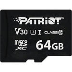 Изображение microSD XC 64Gb Patriot VX UHS-I U3 V30 Class10 (PSF64GVX31MCX) Фото microSD XC 64Gb Patriot VX UHS-I U3 V30 Class10 (PSF64GVX31MCX)