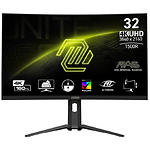 MSI 32" MAG 321CUP CURVED VA, 3840x2160, 3000:1, 1мс, 350кд/м2, 160Гц, VGA/HDMI/DP, USB, Аудиовыход - фото