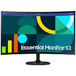 Фото SAMSUNG 27" LS27D360GAIXCI Curved VA 1920x1080, 4мс, 250 кд/м2, 3000:1, 100Гц, VGA/HDMI, Аудиовыход