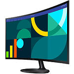 Фото SAMSUNG 27" LS27D360GAIXCI Curved VA 1920x1080, 4мс, 250 кд/м2, 3000:1, 100Гц, VGA/HDMI, Аудиовыход #1