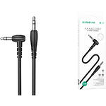 Изображение Кабель BOROFONE BL10-1B Black Аудио 3,5mm джек/3,5mm джек, AUX кабель 1м Фото Кабель BOROFONE BL10-1B Black Аудио 3,5mm джек/3,5mm джек, AUX кабель 1м