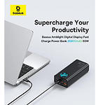 Изображение Внешний аккумулятор Power Bank Baseus (P10022402113-00) Amblight Black 26800 mAh, PD 65W,QC4.0 #7 Фото Внешний аккумулятор Power Bank Baseus (P10022402113-00) Amblight Black 26800 mAh, PD 65W,QC4.0 #7