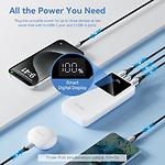 Фото Внешний аккумулятор Power Bank Vention FHLW0 White 20000mAh, 22.5W, PD+QC3.0 #3