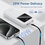 Фото Внешний аккумулятор Power Bank Vention FHLW0 White 20000mAh, 22.5W, PD+QC3.0 #5