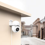 Фото Сетевая камера HOCO D2 outdoor White PTZ HD IP-камера WiFi, 2304x1296px, 350°, IP65 (6942007611688) #7