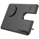 Изображение Беспроводное Wireless ЗУ HOCO CQ1 3-in-1 Black (6942007602310) 5-15W fast charger Фото Беспроводное Wireless ЗУ HOCO CQ1 3-in-1 Black (6942007602310) 5-15W fast charger