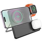 Изображение Беспроводное Wireless ЗУ HOCO CQ1 3-in-1 Black (6942007602310) 5-15W fast charger #3 Фото Беспроводное Wireless ЗУ HOCO CQ1 3-in-1 Black (6942007602310) 5-15W fast charger #3
