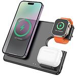 Изображение Беспроводное Wireless ЗУ HOCO CQ1 3-in-1 Black (6942007602310) 5-15W fast charger #4 Фото Беспроводное Wireless ЗУ HOCO CQ1 3-in-1 Black (6942007602310) 5-15W fast charger #4