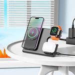 Изображение Беспроводное Wireless ЗУ HOCO CQ1 3-in-1 Black (6942007602310) 5-15W fast charger #6 Фото Беспроводное Wireless ЗУ HOCO CQ1 3-in-1 Black (6942007602310) 5-15W fast charger #6