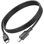 Фото Кабель HOCO X101 Black (6942007604093) Type-C/Type-C, 1м, 60W, silicone #2