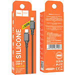 Фото Кабель HOCO X101 Black (6942007604093) Type-C/Type-C, 1м, 60W, silicone #4