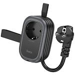 Фильтр-удлинитель сетевой HOCO NS7 1.1м Black, 1-EU, CHARGER USB-C+2*USB-A, QC,PD20W (6942007623957) - фото