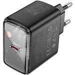 Изображение Сетевое ЗУ Hoco CS41A Black (6942007620703) Type-C, QC3.0, PD35W #1 Фото Сетевое ЗУ Hoco CS41A Black (6942007620703) Type-C, QC3.0, PD35W #1