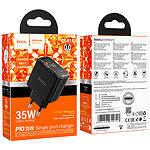 Изображение Сетевое ЗУ Hoco CS41A Black (6942007620703) Type-C, QC3.0, PD35W #3 Фото Сетевое ЗУ Hoco CS41A Black (6942007620703) Type-C, QC3.0, PD35W #3