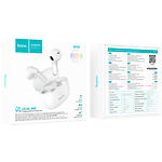 Фото HOCO EW29 Depth TWS Bluetooth White (6931474781376) гарнитура, ENC noise cancelling #4