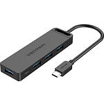 Концентратор HUB USB 3.1 Vention (TGKBD) 0.5м Type-C --> 4 * USB3.0-A + Micro-USB Power - фото