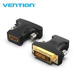 Фото Переходник Vention (AILB0) Adapter Black 1080P, HDMI Female <-> DVI Male #1