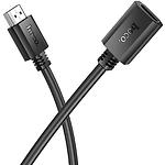 Изображение Кабель HOCO US13 Black (6942007628259) 4K HDMI male to HDMI female, v2.0, 2м #2 Фото Кабель HOCO US13 Black (6942007628259) 4K HDMI male to HDMI female, v2.0, 2м #2