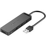 Концентратор HUB USB 2.0 Vention (CHMBB) 0.15м USB-A --> 4 * USB2.0-A - фото