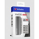 Изображение SSD Verbatim Vx500 1TB External USB 3.2 GEN 2 USB-A + USB-C (47444) 500/440MB/sec #1 Фото SSD Verbatim Vx500 1TB External USB 3.2 GEN 2 USB-A + USB-C (47444) 500/440MB/sec #1