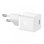 Изображение Сетевое ЗУ Baseus P10162503213-00 White, GaN5S Fast Charger, Type-C, 20W #3 Фото Сетевое ЗУ Baseus P10162503213-00 White, GaN5S Fast Charger, Type-C, 20W #3