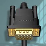 Изображение Кабель Vention (DAEBF) 1м, Black, VGA/VGA HD15M, феррофильтр #1 Фото Кабель Vention (DAEBF) 1м, Black, VGA/VGA HD15M, феррофильтр #1