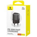 Изображение Сетевое ЗУ Baseus P10162503113-00 Black, GaN5S Fast Charger, Type-C, 20W #1 Фото Сетевое ЗУ Baseus P10162503113-00 Black, GaN5S Fast Charger, Type-C, 20W #1