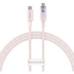 фото Кабель Baseus P10319703411-00 Explorer Type-C/Type-C, 100W, 1м, Smart Temperature Control, Pink