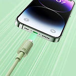 Изображение Кабель Baseus P10360200631-01 Habitat Fast-Charging Data Cable USB-A/Lightning, 2.4A, 2м, Green #7 Фото Кабель Baseus P10360200631-01 Habitat Fast-Charging Data Cable USB-A/Lightning, 2.4A, 2м, Green #7