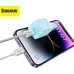 Изображение Сетевое ЗУ Baseus CCGN070603 Blue, GAN5 Fast Charger Type-C, 30W #5 Фото Сетевое ЗУ Baseus CCGN070603 Blue, GAN5 Fast Charger Type-C, 30W #5